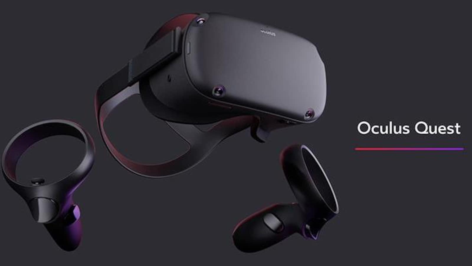 Le casque de réalité virtuelle sans fil Oculus Quest.
