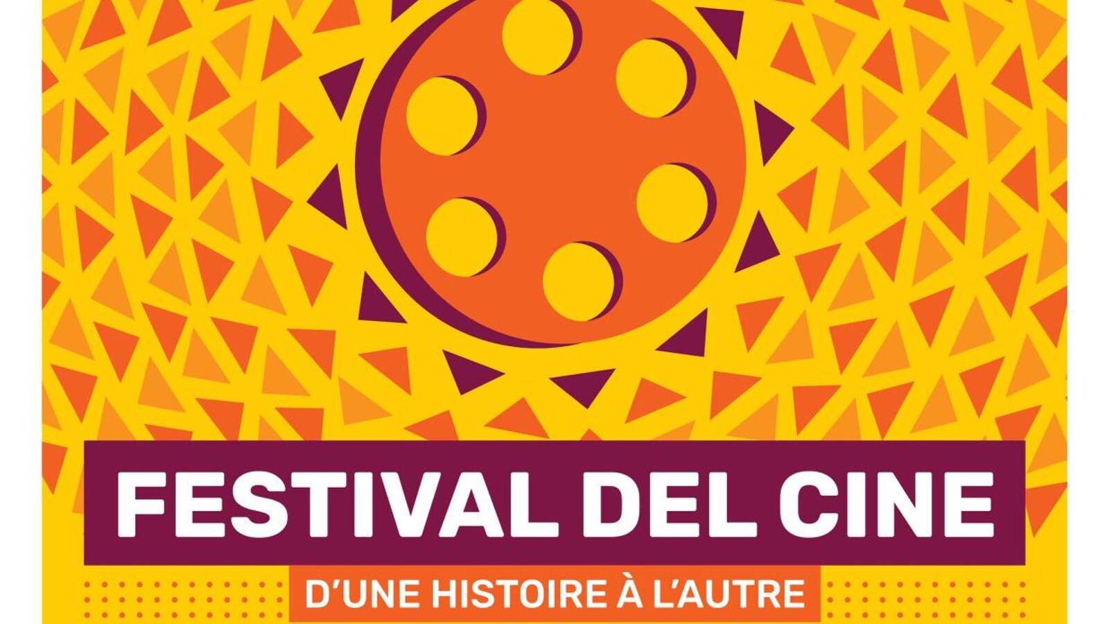 Détails de l'affiche du festival indiquant l'heure et la date des projections
