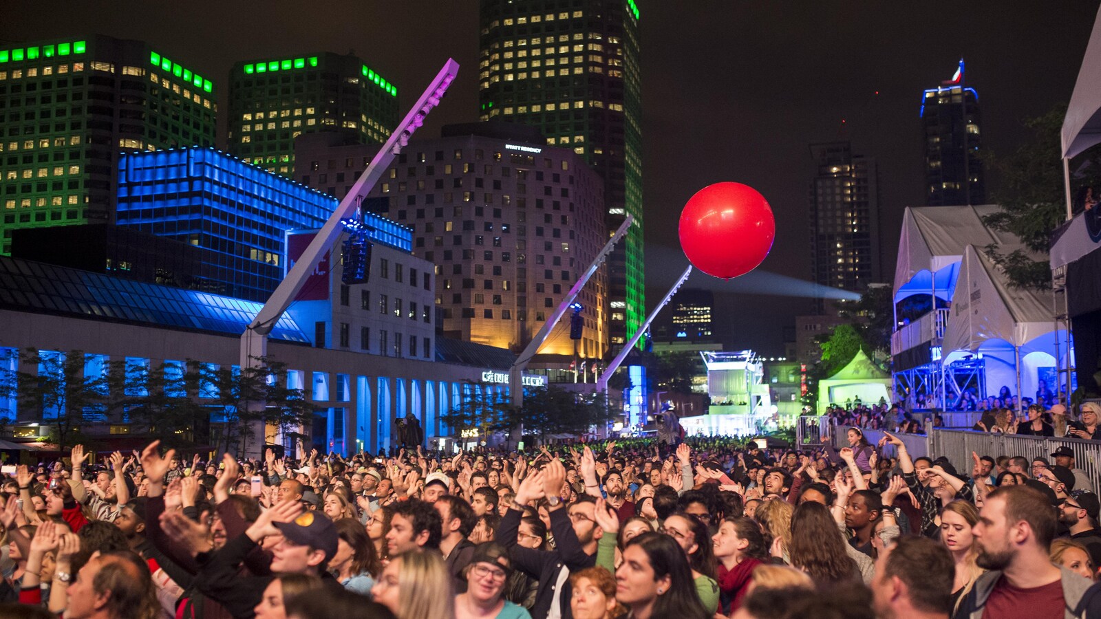L'ambiance était à la fête le 17 juin 2017 aux FrancoFolies de Montréal.