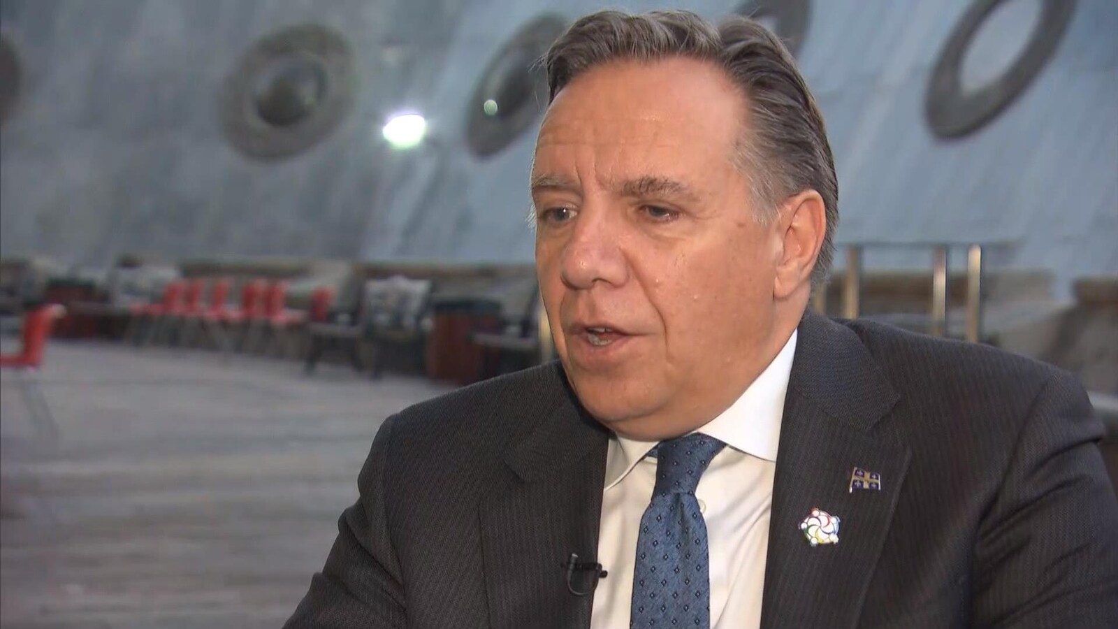 Gros plan de François Legault.