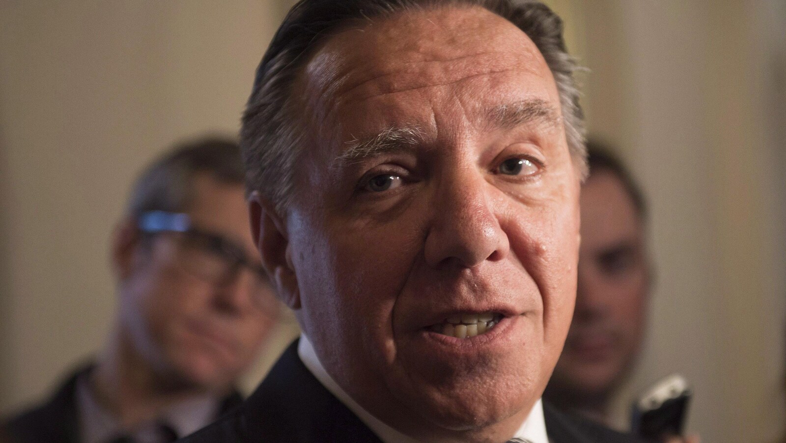 Le chef de la CAQ François Legault
