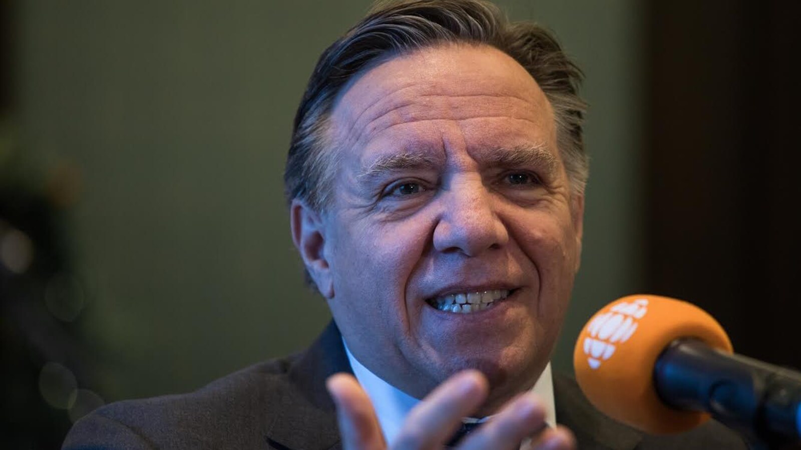 François Legault à l'émission Première heure.