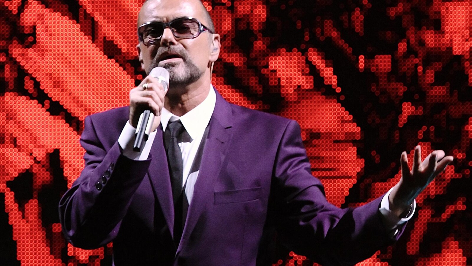 George Michael lors d'un concert en 2012 en Autriche.