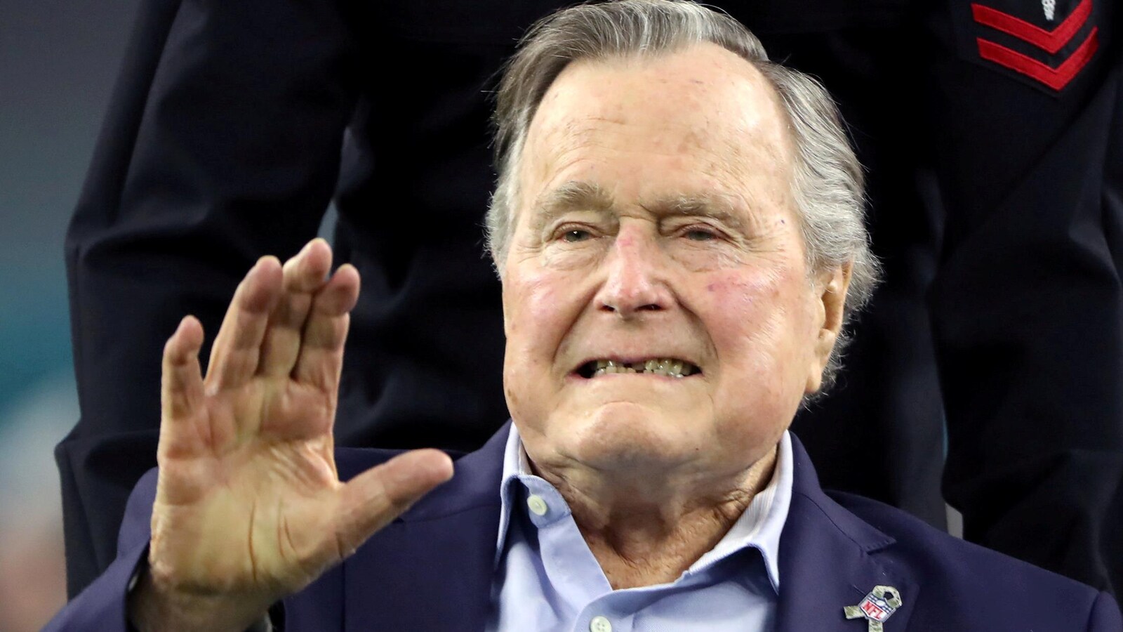 L'ancien président américain George H. W. Bush.