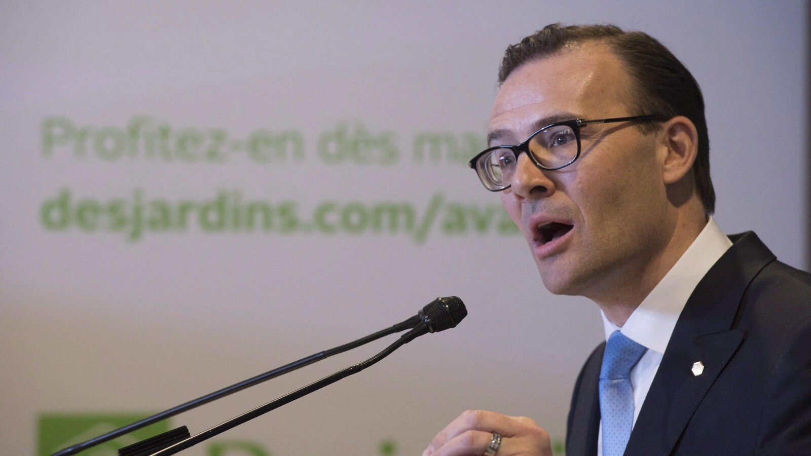 Le président et chef de la direction du Mouvement Desjardins, Guy Cormier.