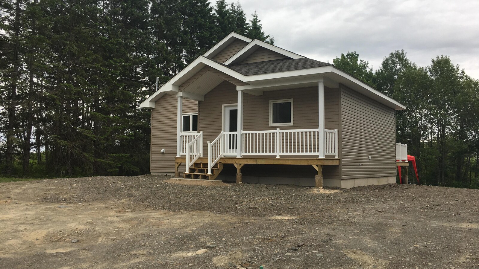 Maison construite dans le cadre de l'entente entre le CCNB et l'organisme Habitat pour l'humanité
