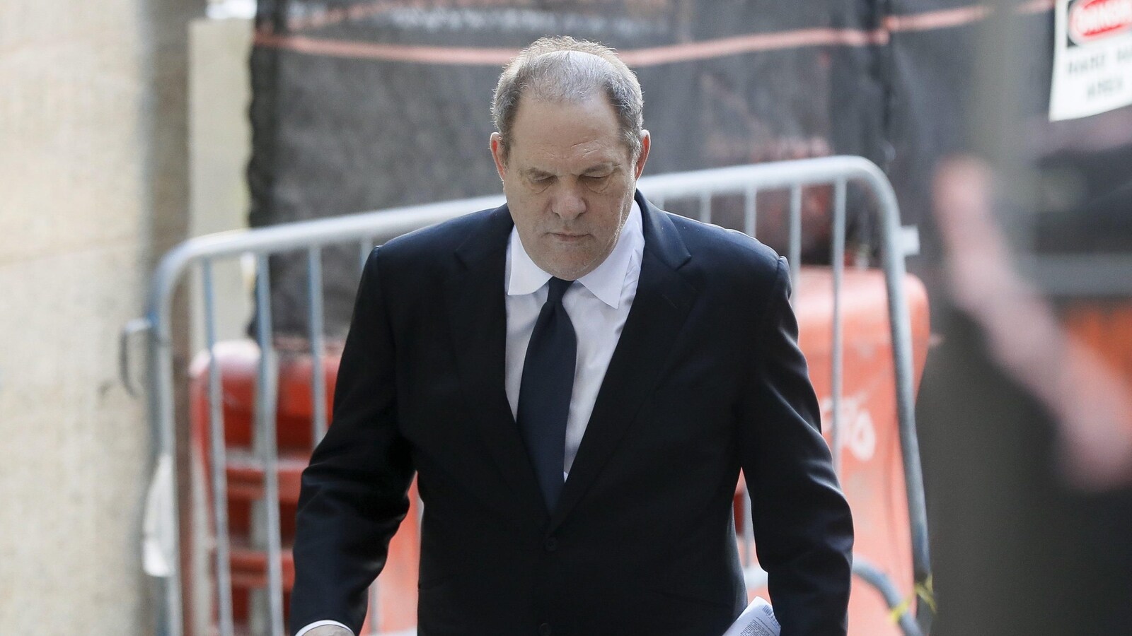 Harvey Weinstein, à son arrivée à la cour à Manhattan, le 9 juillet 2018