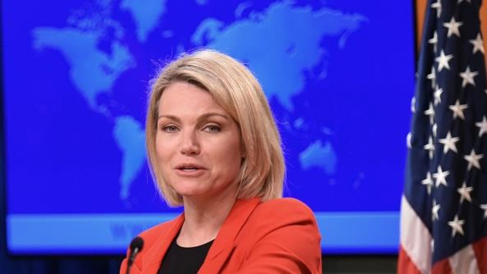 Heather Nauert, porte-parole du département d'État, le 29 mai 2018
