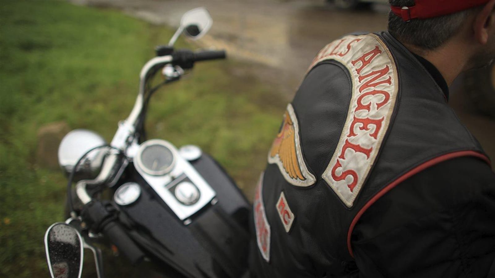 Un membre des Hells Angels