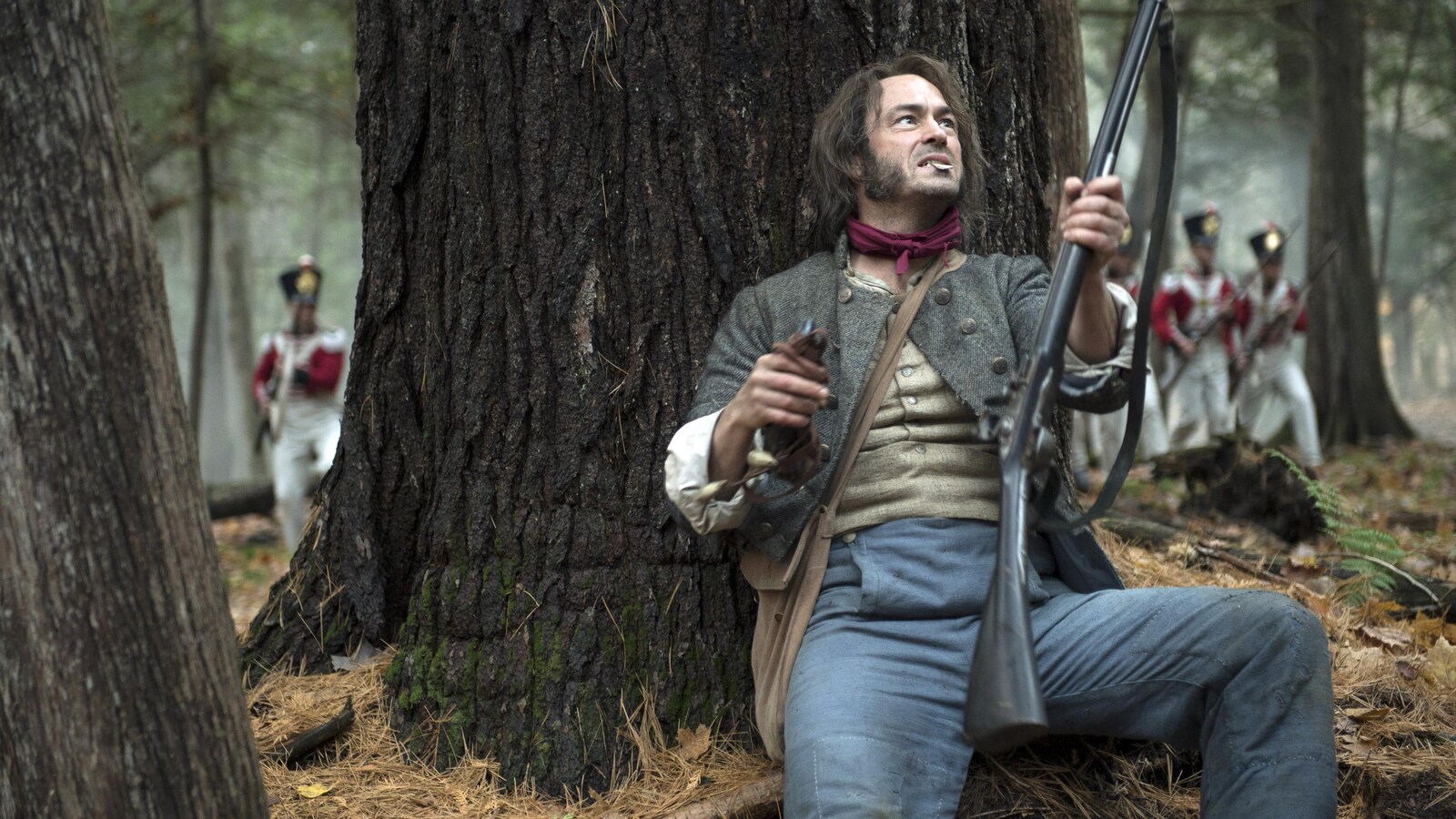 Sébastien Ricard dans une scène du film « Hochelaga, terre des âmes »