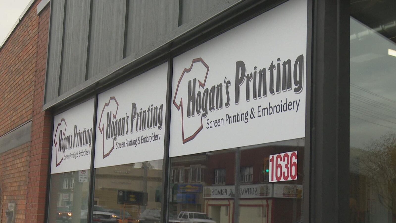 Enseigne de la boutique
