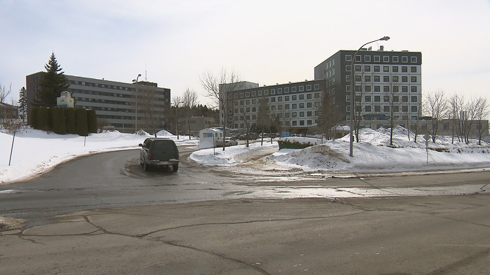 Vue d'ensemble du Centre hospitalier régional du Grand-Portage.