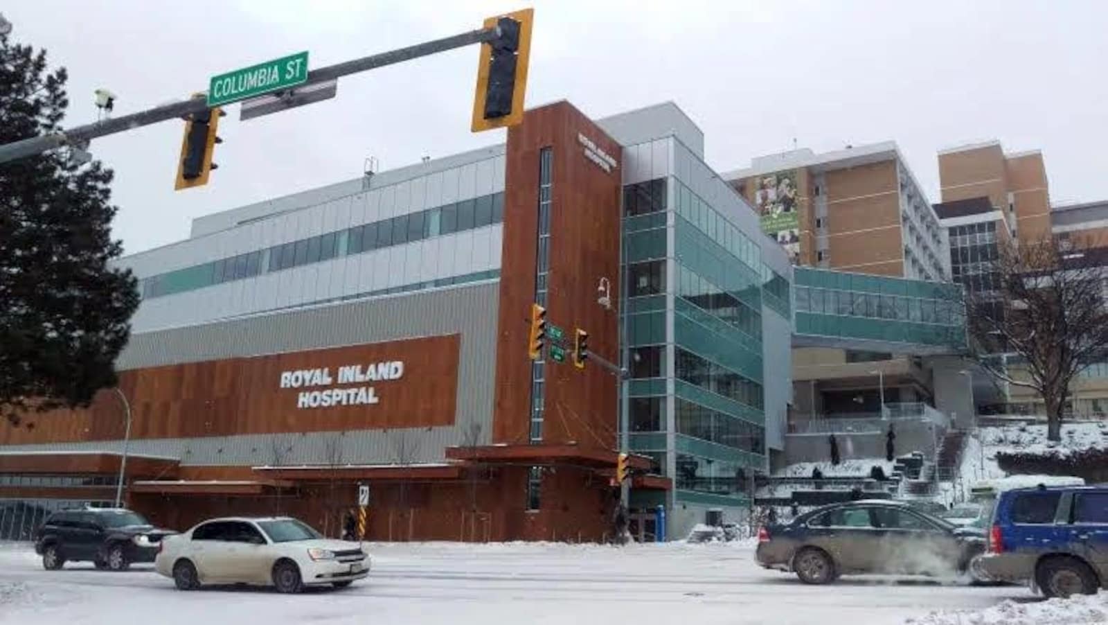 La façade de l'Hôpital Royal Inland à Kamloops