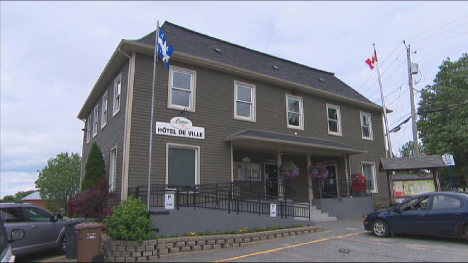 L'hôtel de ville de Compton, en Estrie.