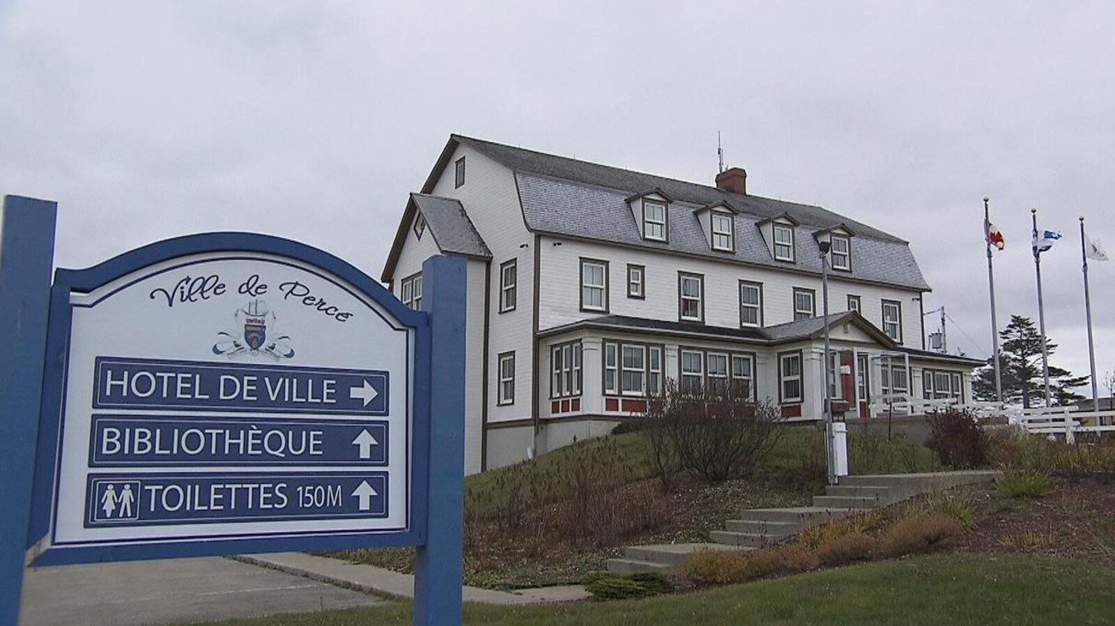 L'hôtel de ville de Percé