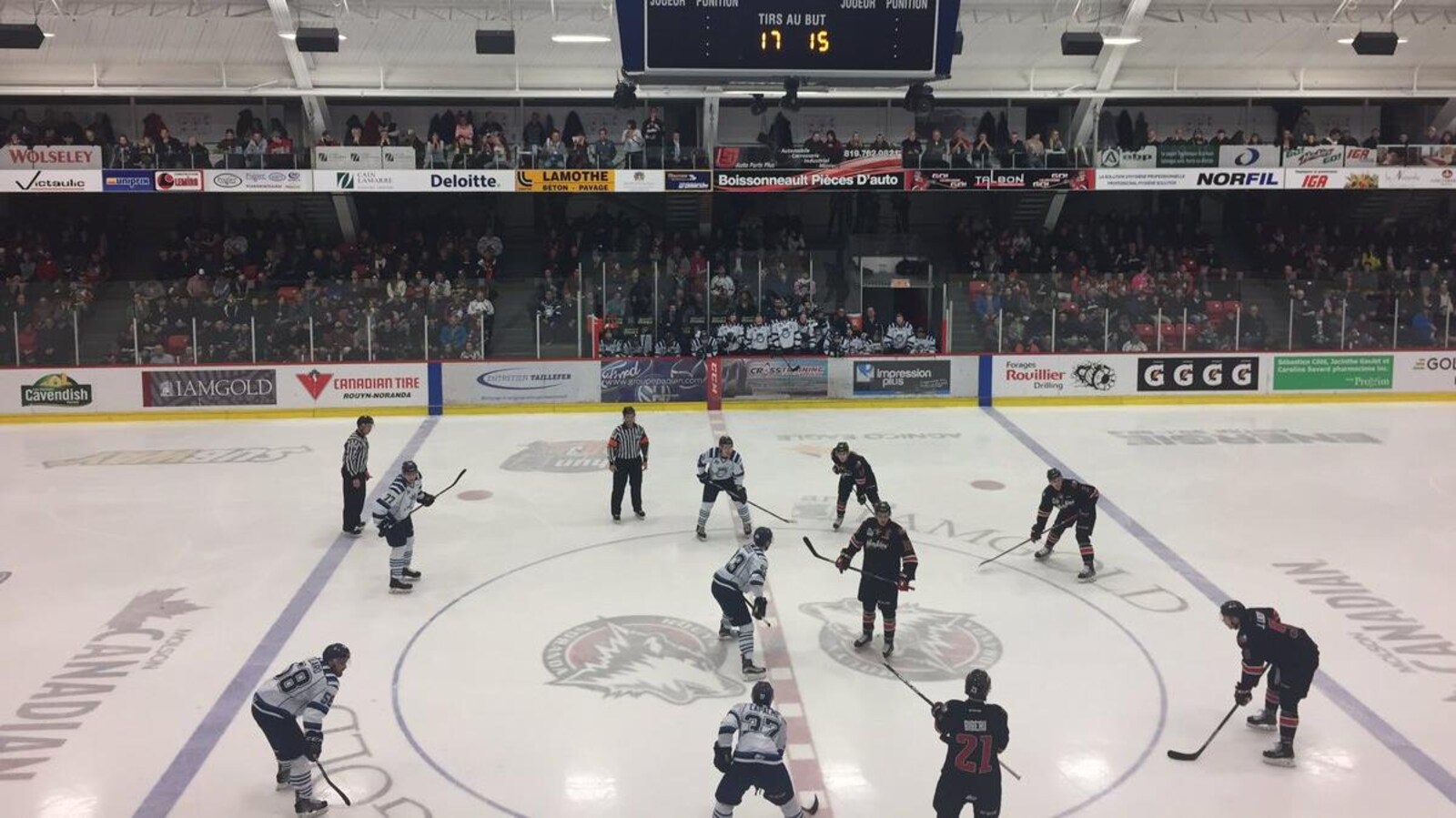 Les Huskies ont vaincu les Saguenéens 6-0 à Rouyn-Noranda