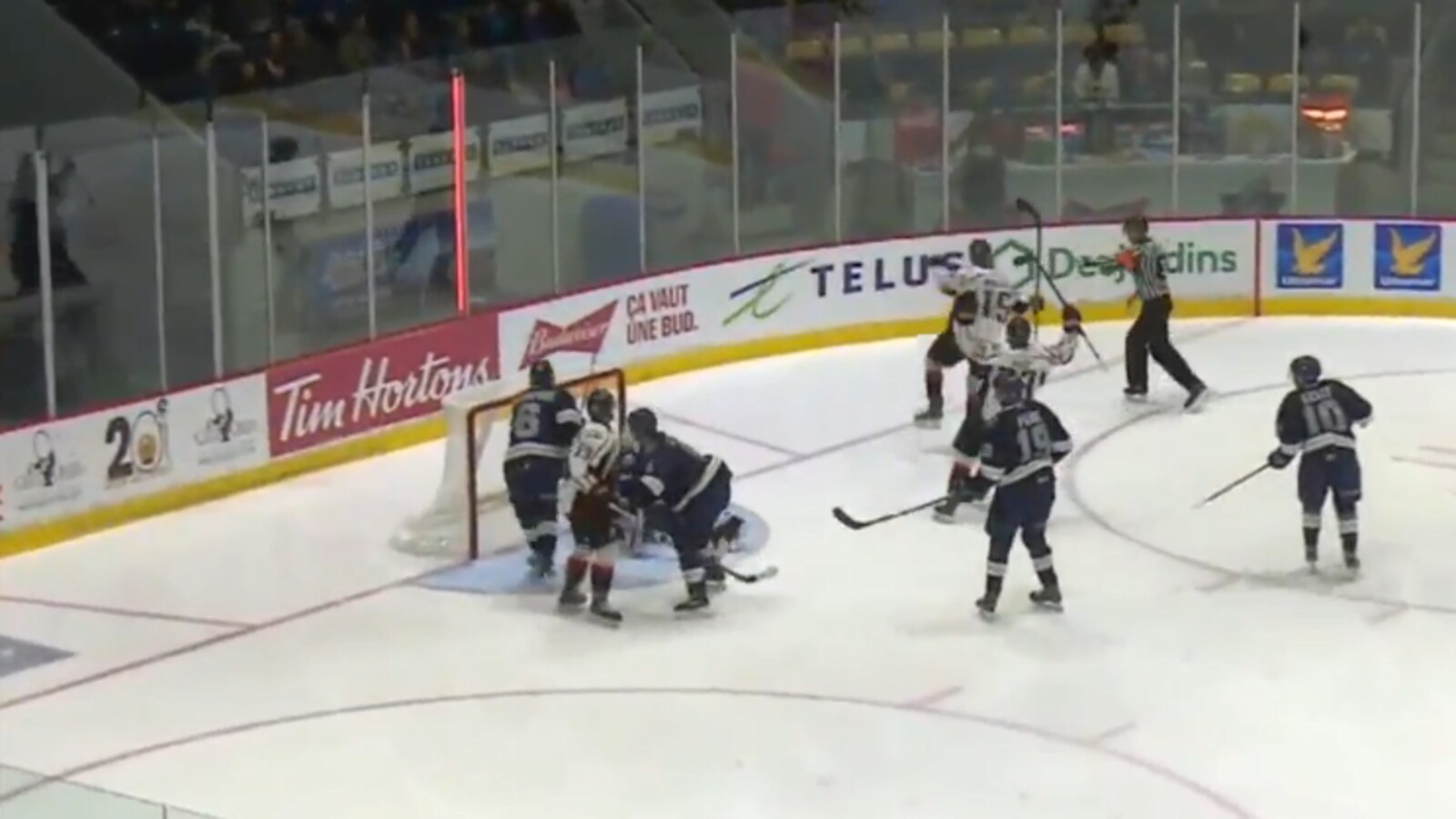Les Huskies ont remporté le match face à l'Océanic.