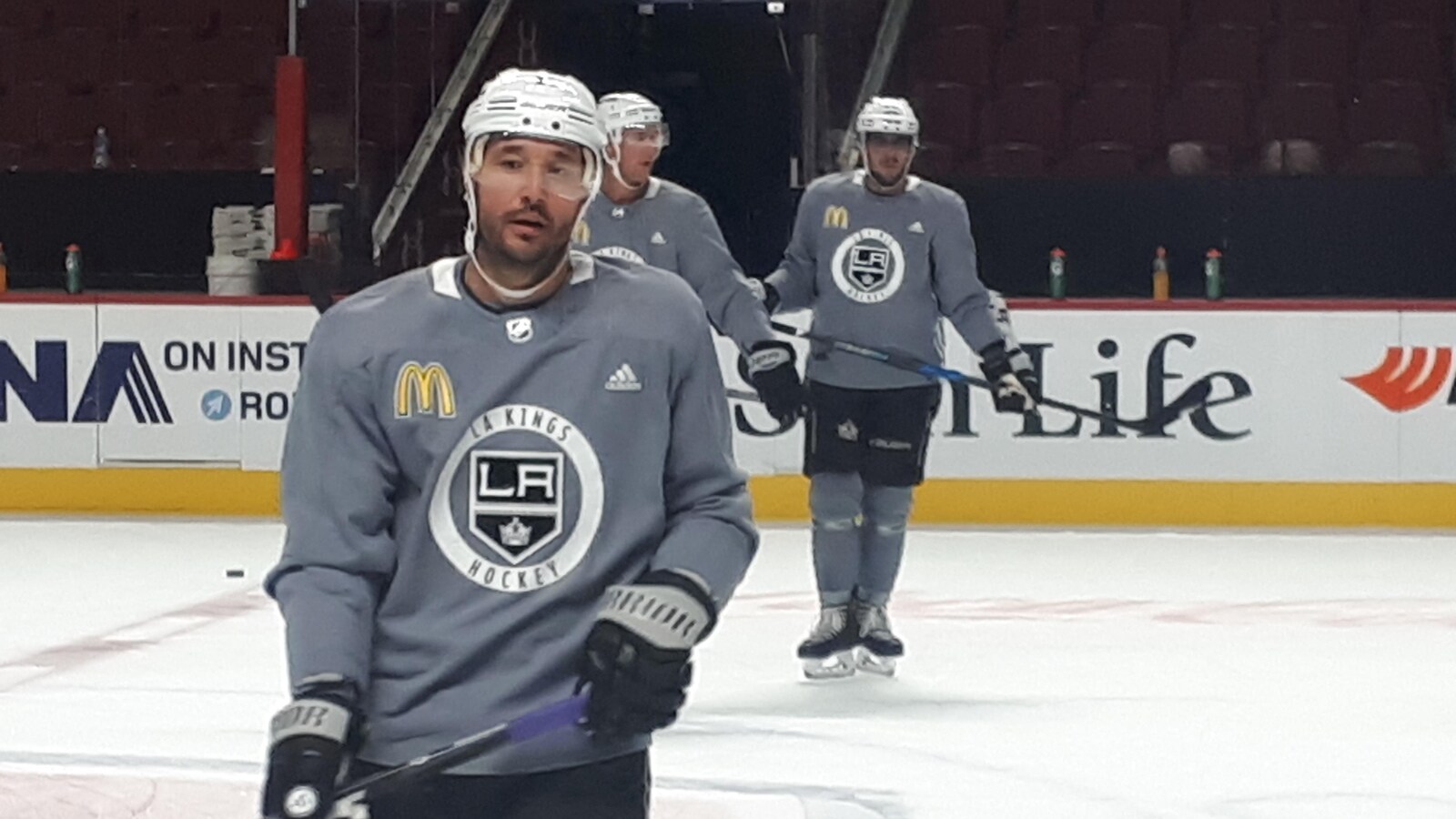 Ilya Kovalchuk, à l'entraînement des Kings à Montréal