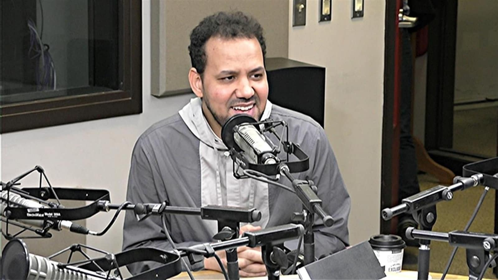 L’imam Ahmed Limame, de Gatineau, en entrevue à Radio-Canada.