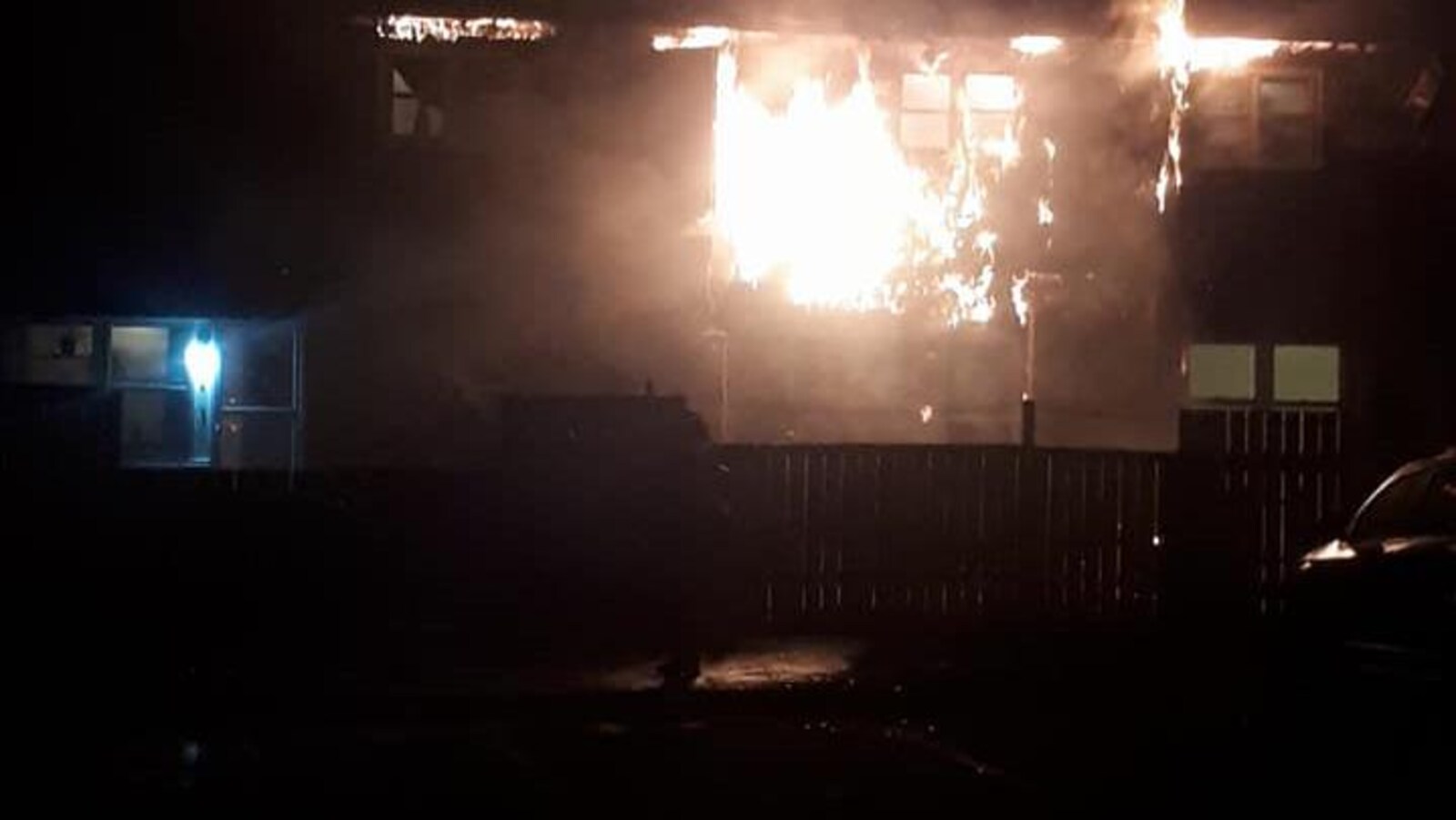 Un incendie à Dartmouth dans une maison en rangée