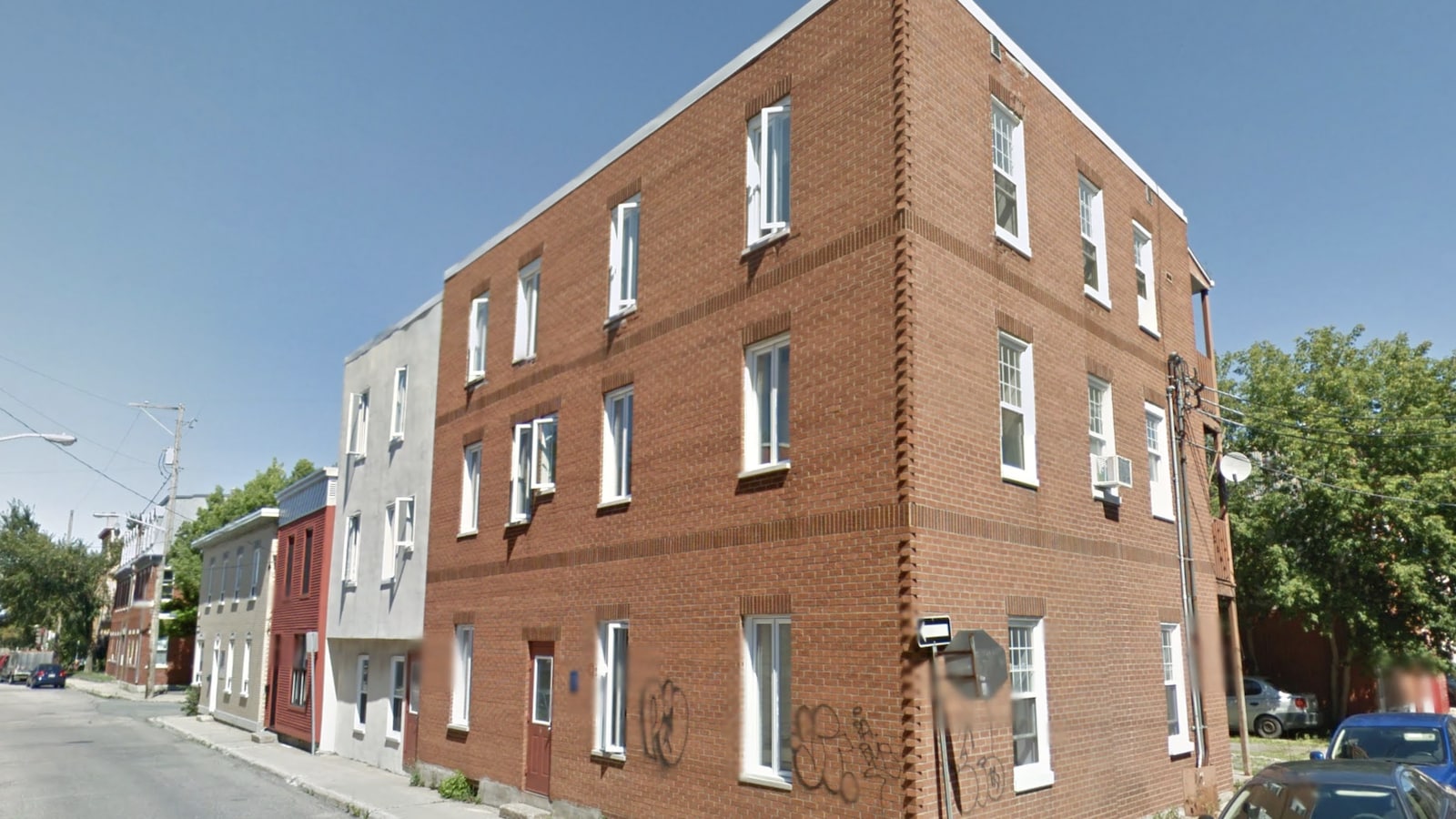 Capture d'écran de la façade de l'immeuble sur Google Street View