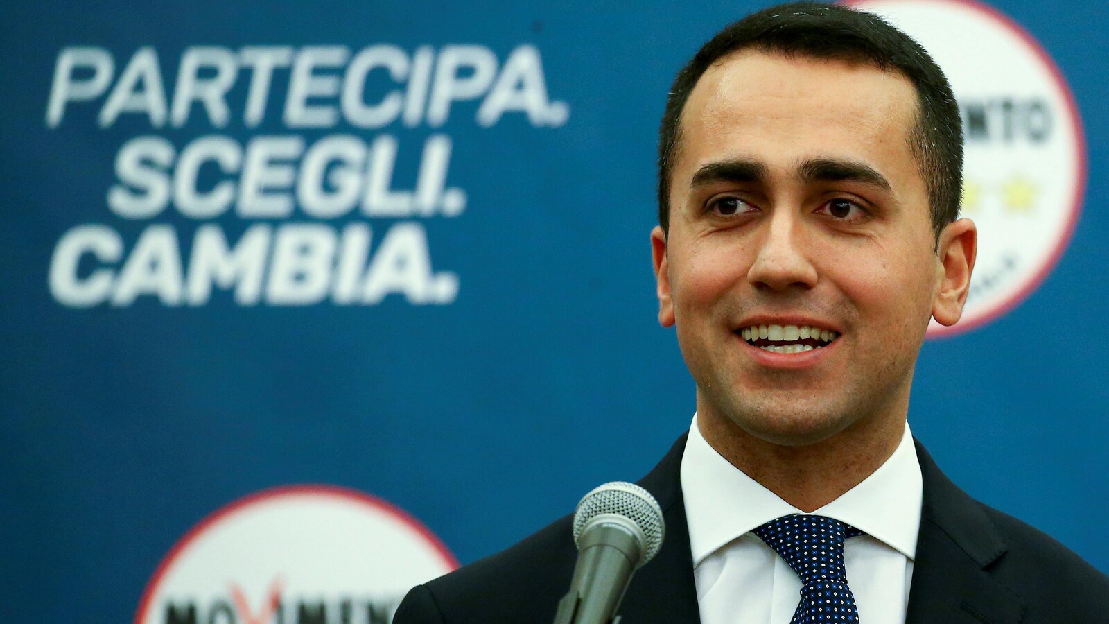 Gros plan de Luigi Di Maio.