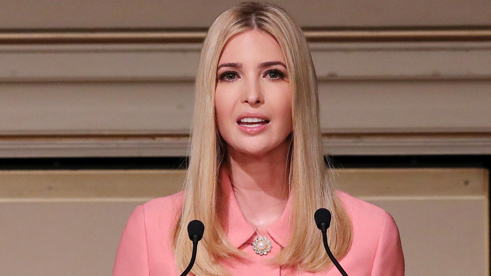 Ivanka Trump prenait la parole lors de la World Assembly for Women.