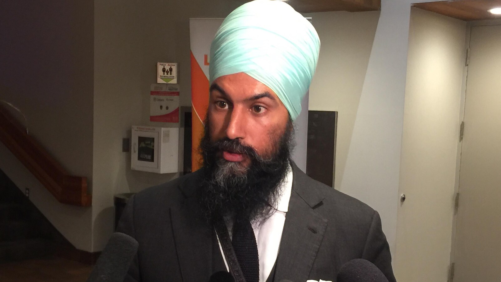 L'Ontarien Jagmeet Singh est candidat à la direction du NPD.