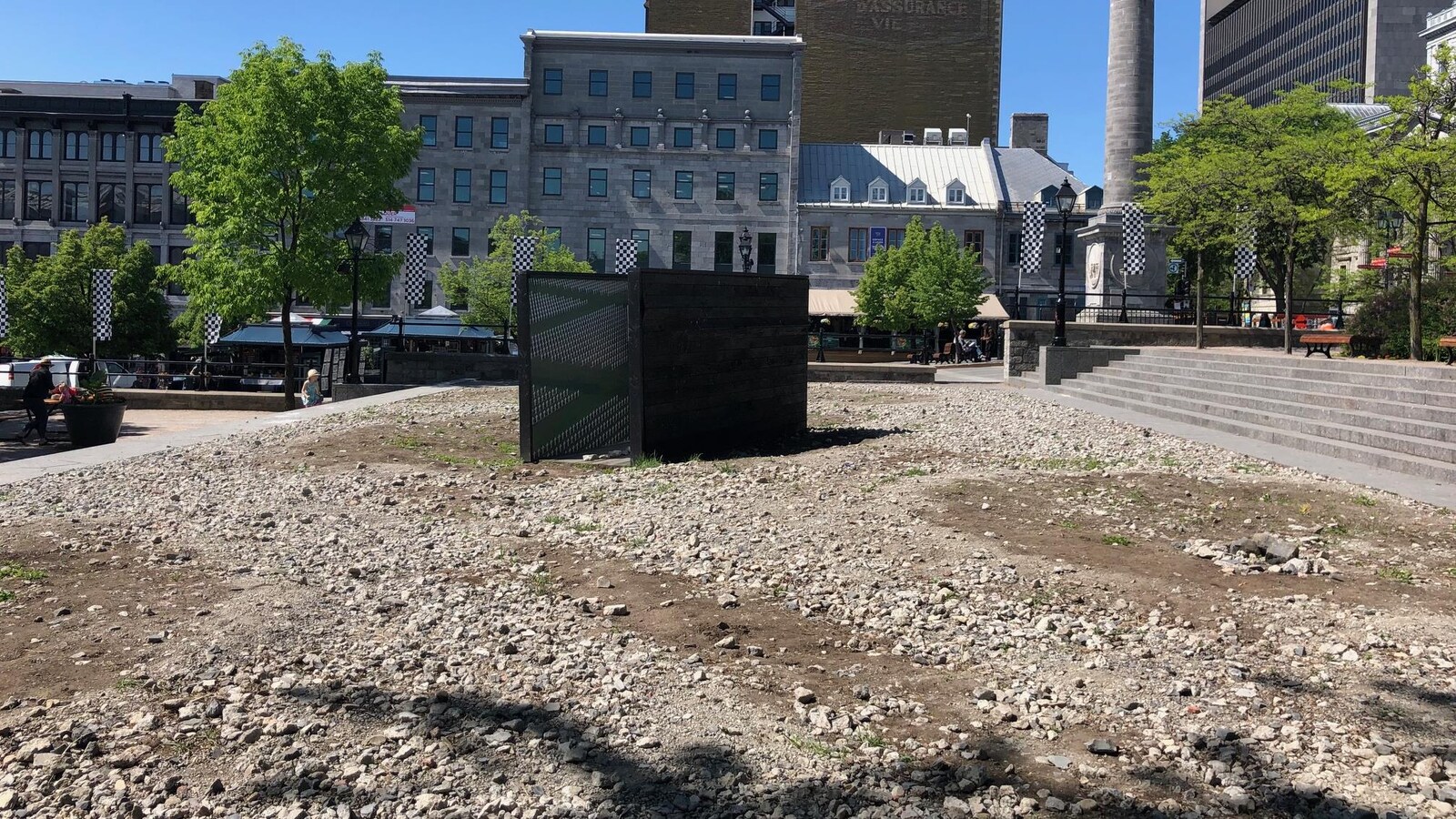 La Ville de Montréal a rasé un jardin conçu par l'artiste Dominique Blain dans le Vieux-Port.