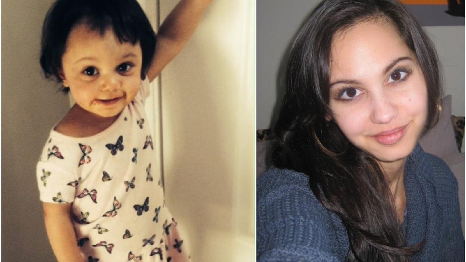 Montage photo de Jasmine Lovett, à droite, et sa fille de 22 mois Aliyah Sanderson à gauche.