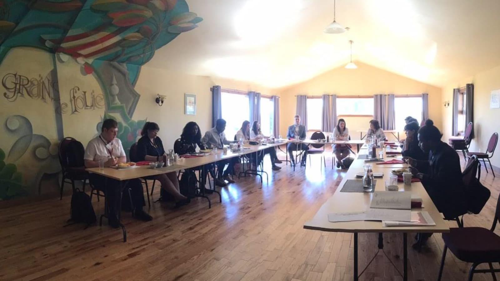 Des participants à l'initiative Je reviens! J'y reste! dans la Péninsule acadienne