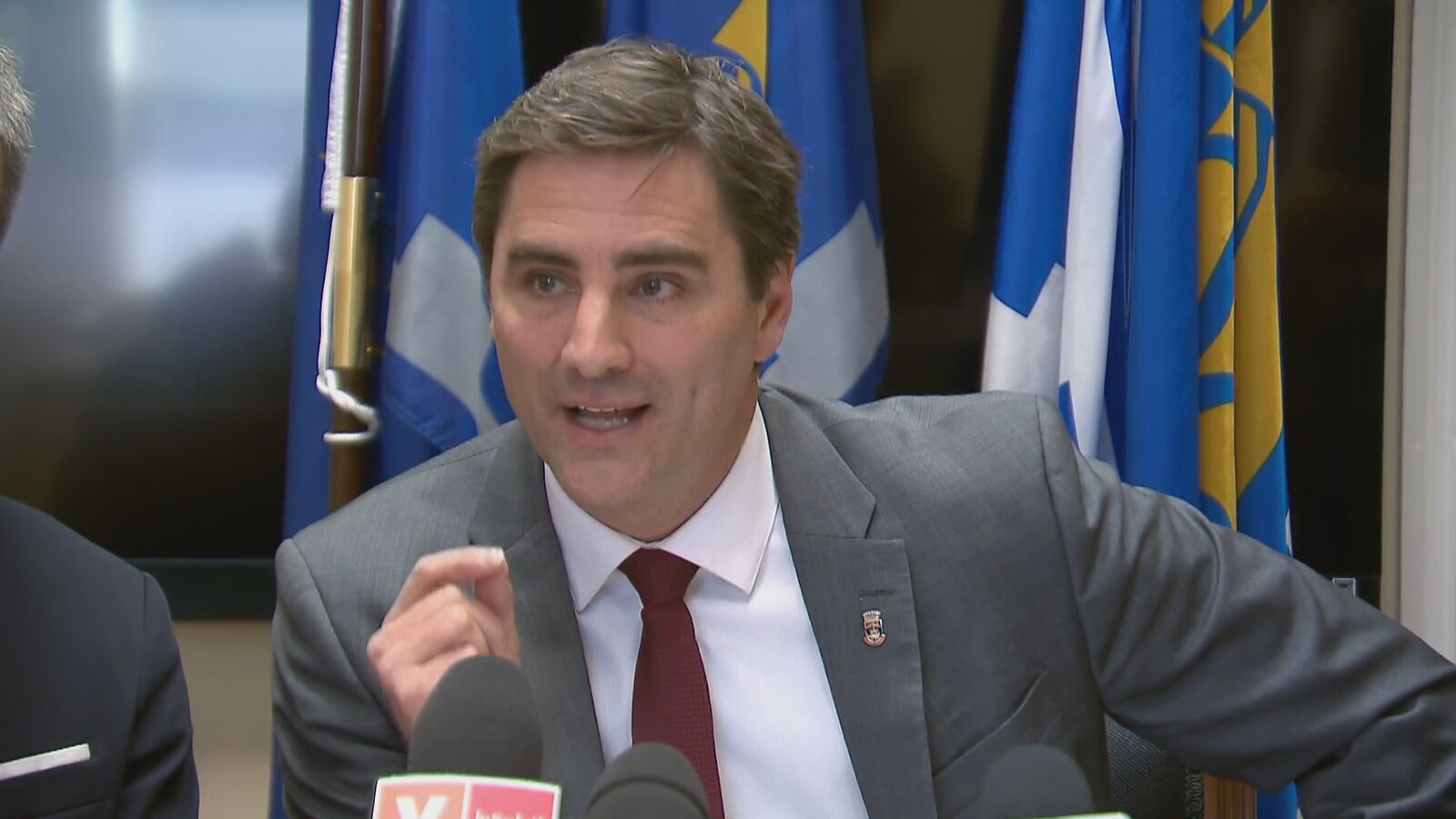 Le chef de Québec 21, Jean-François Gosselin.