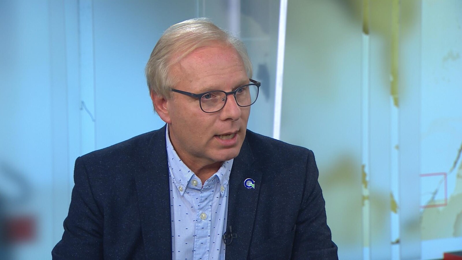 Jean-François Lisée en entrevue à l'émission « Les coulisses du pouvoir ».