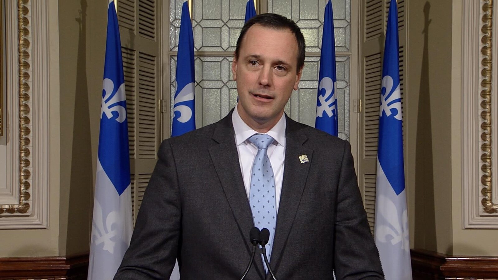 Le ministre de l'Éducation du Québec, Jean-Francois Roberge.