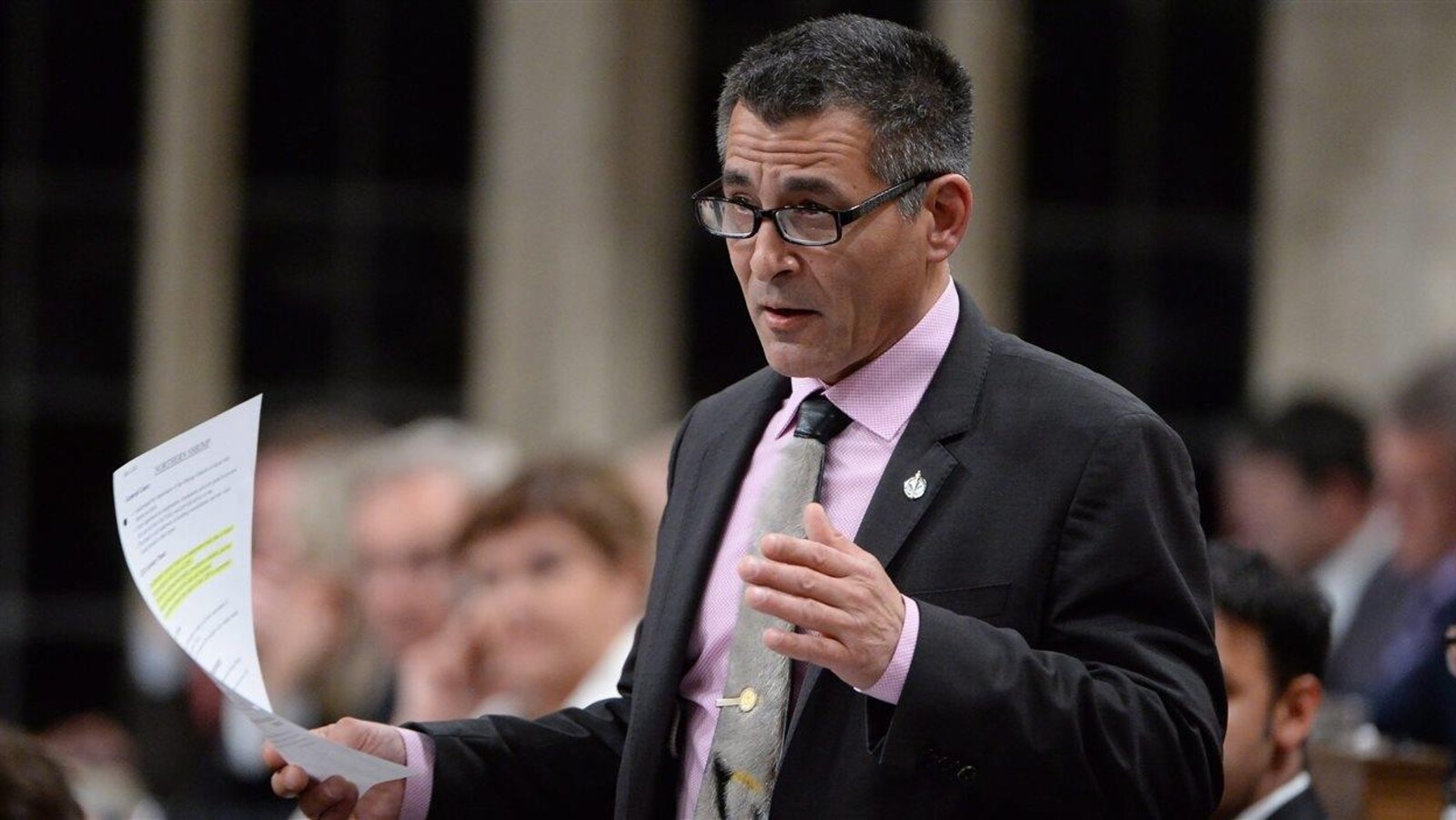 Hunter Tootoo, député indépendant.