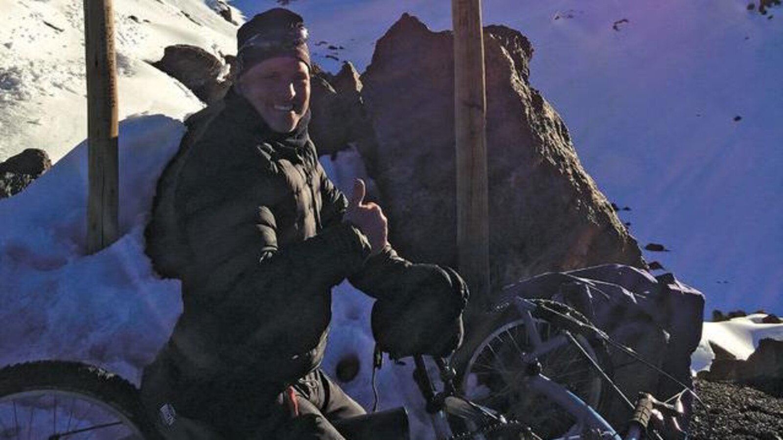 Jimmy Pelletier au sommet du Kilimandjaro