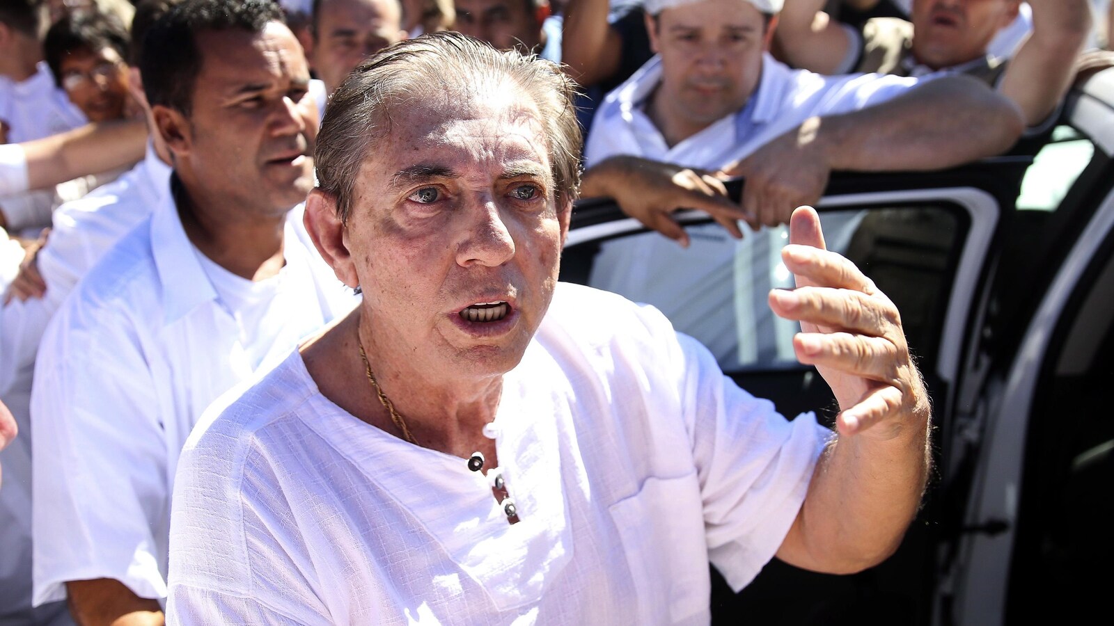 João Teixeira de Faria, mieux connu sous le nom de Jean de Dieu à Abadiania, Brésil, le mercredi 12 décembre 2018.
