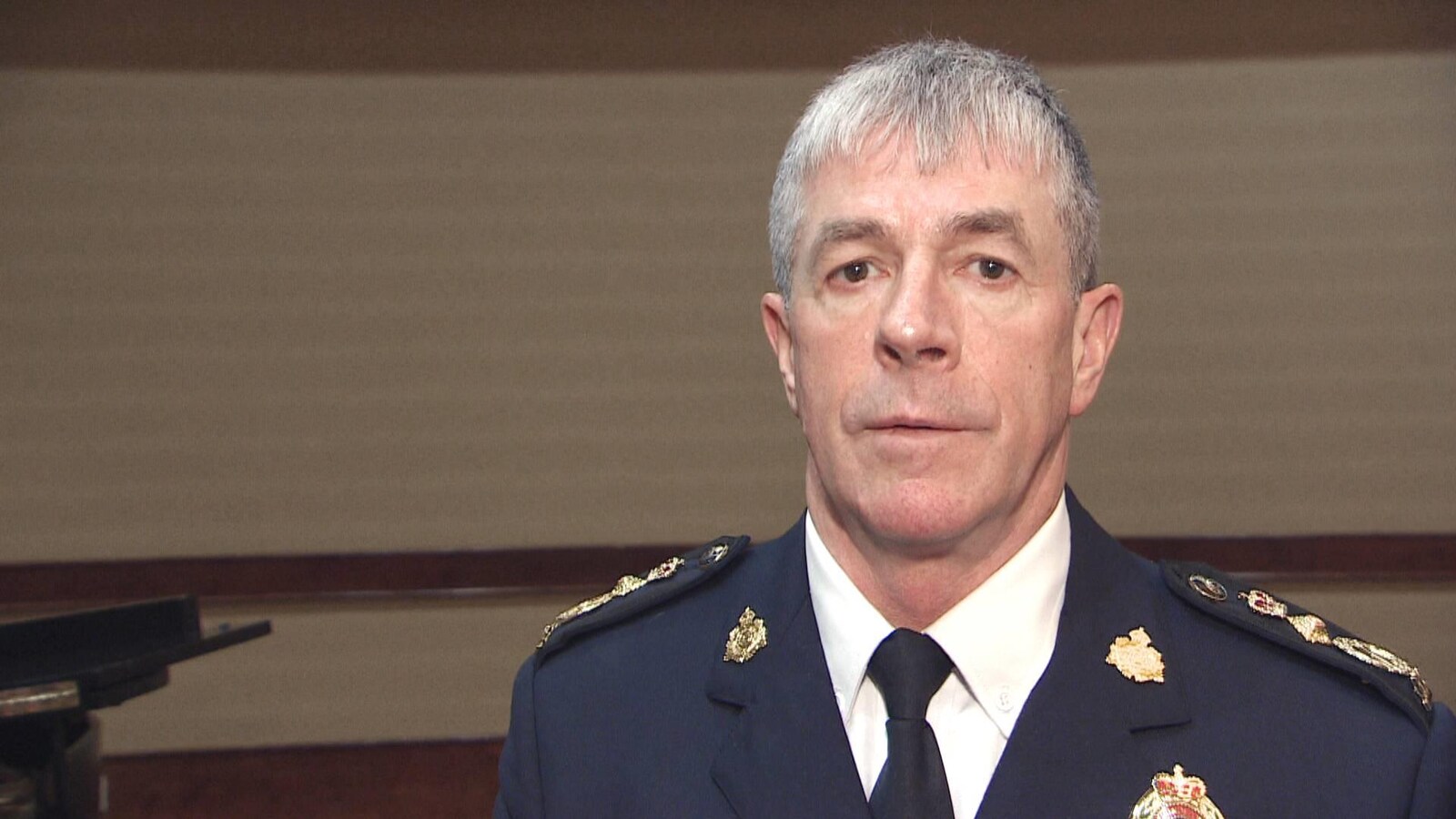 Joe Boland, chef de la Force constabulaire royale de Terre-Neuve.