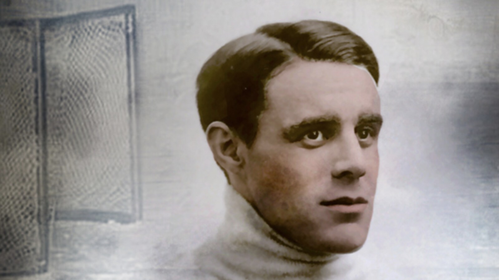 Montage photo de Joe Malone à l’époque où il évoluait dans l’uniforme des Bulldogs de Québec.
