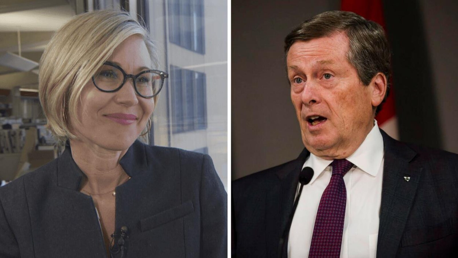 Portrait des deux candidats à la mairie de Toronto