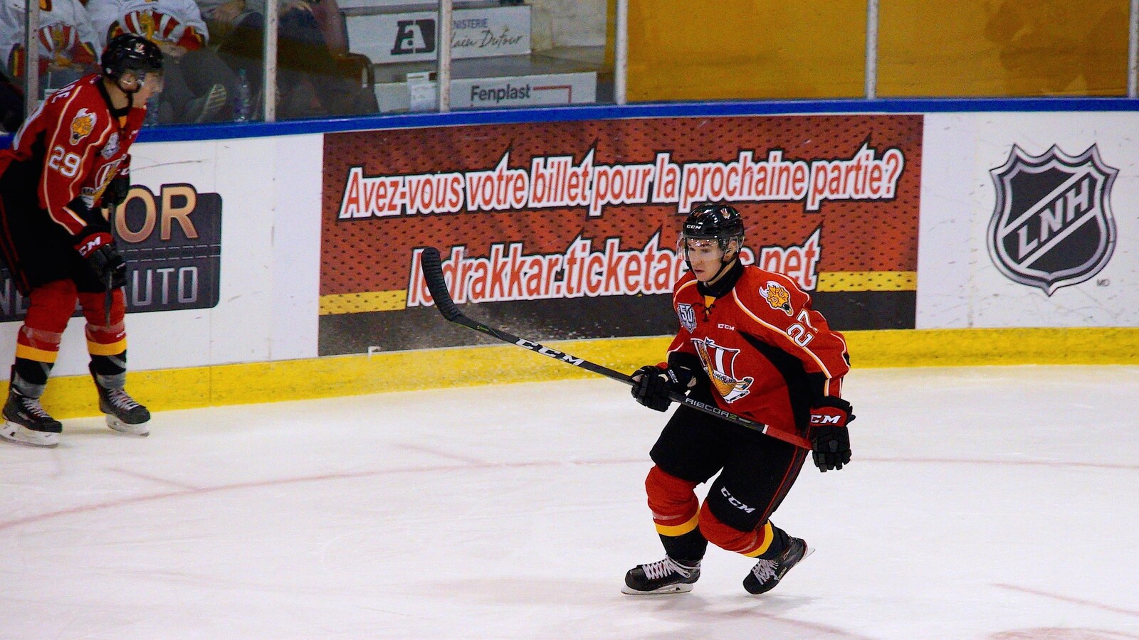 L'attaquant Jordan Martel du Drakkar de Baie-Comeau