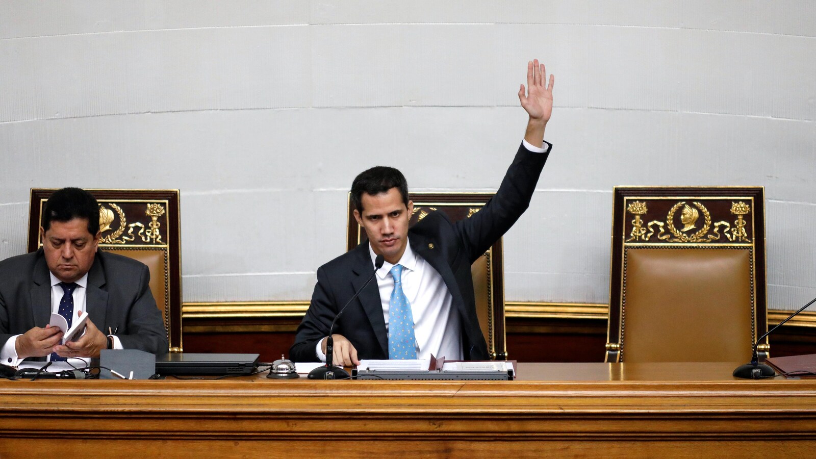 Juan Guaido, président de l'Assemblée nationale du Venezuela.