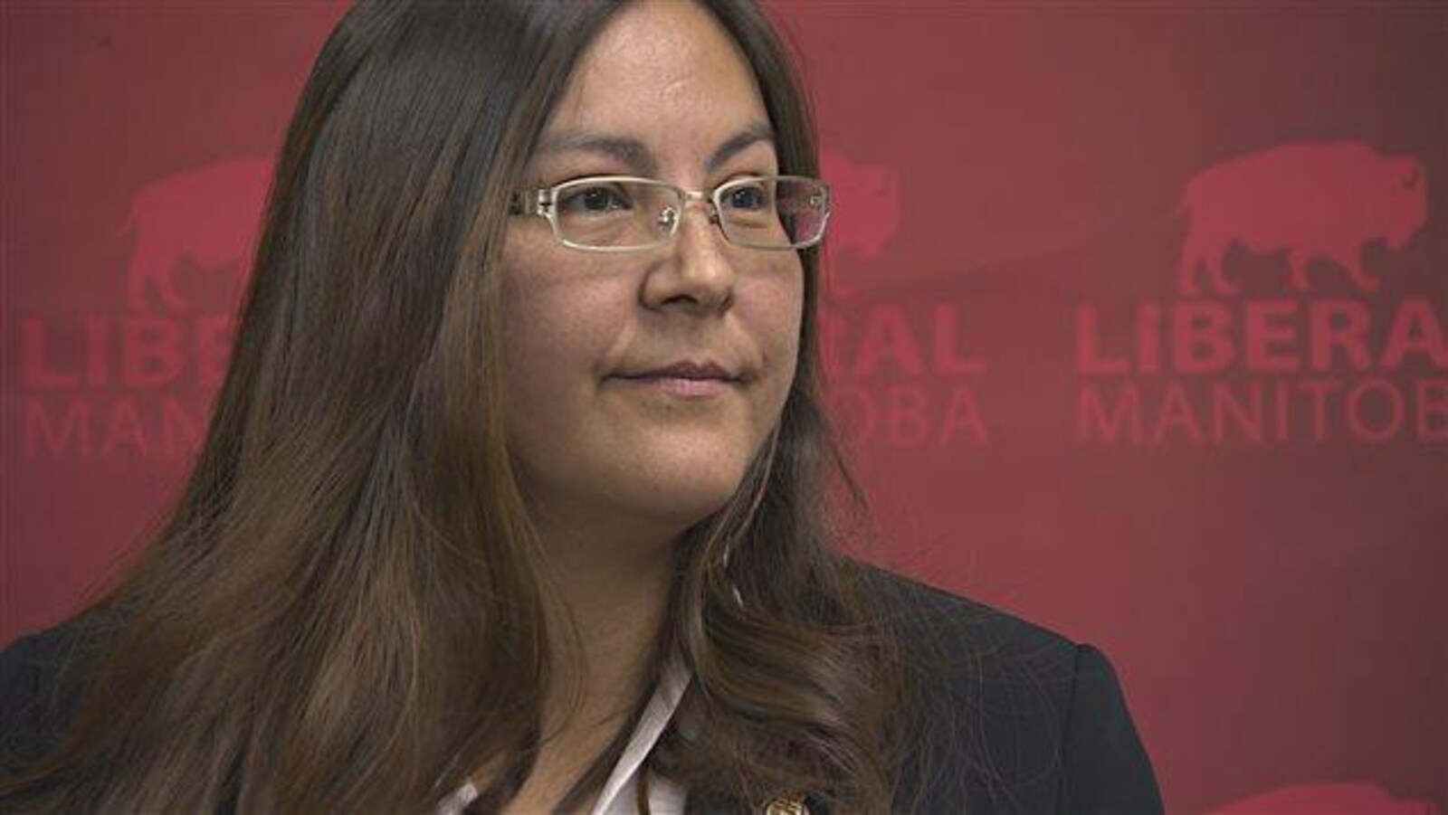 La chef intérimaire du Parti libéral du Manitoba, la députée de Kewatinook Judy Klassen Photo : Radio-Canada