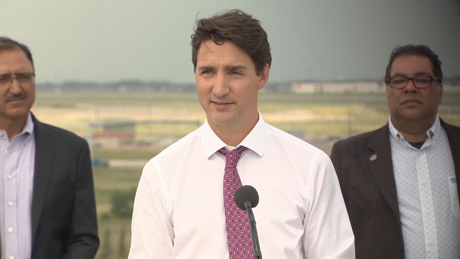 Le premier ministre Justin Trudeau à Calgary.