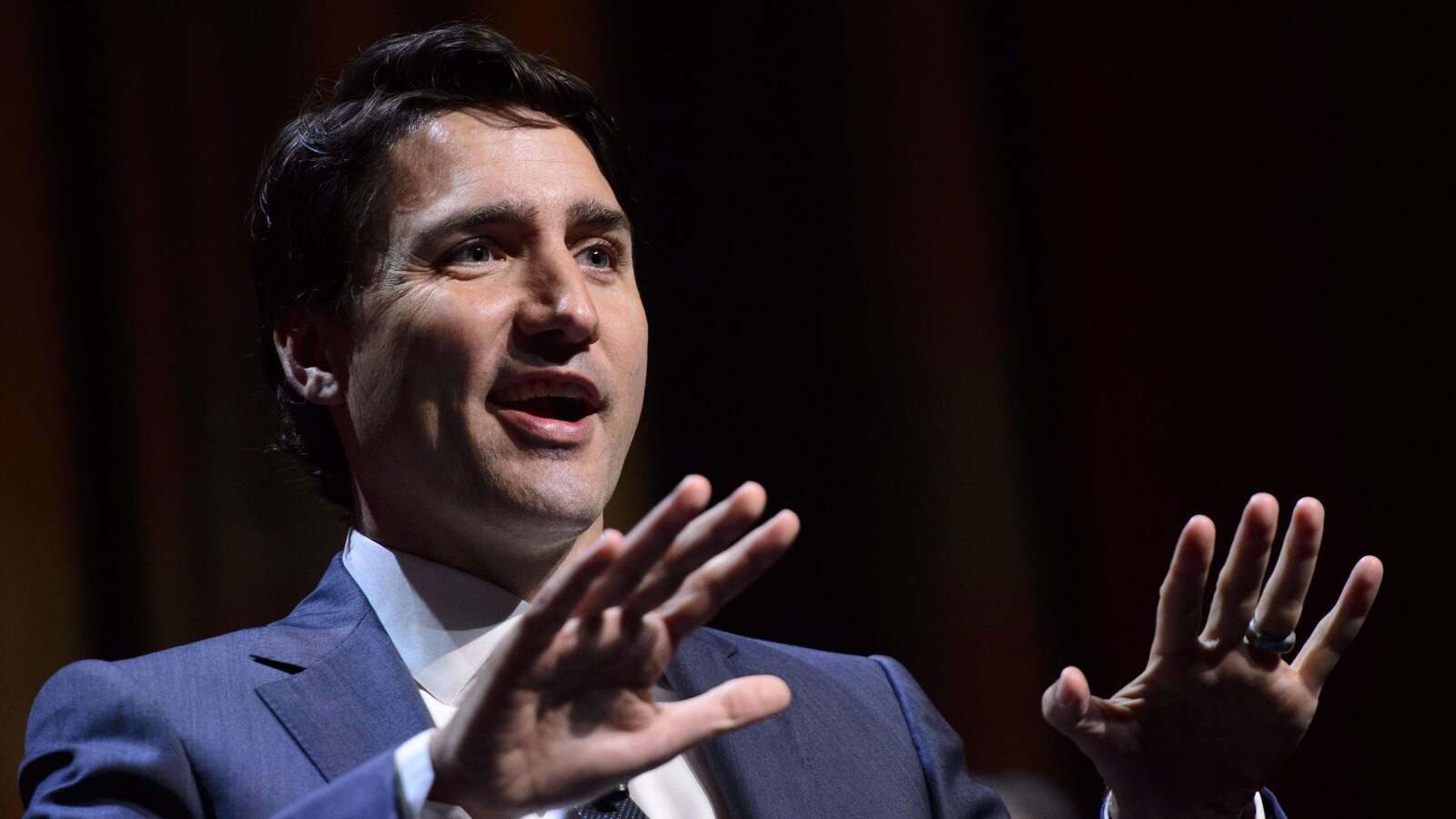 Le premier ministre canadien Justin Trudeau a donné son point de vue sur les négociations entourant le renouvellement de l'ALENA devant l'Economic Club de New York.