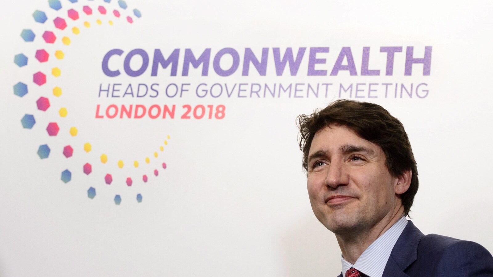 Justin Trudeau, au sommet des chefs de gouvernement des 53 pays du Commonwealth, à Londres