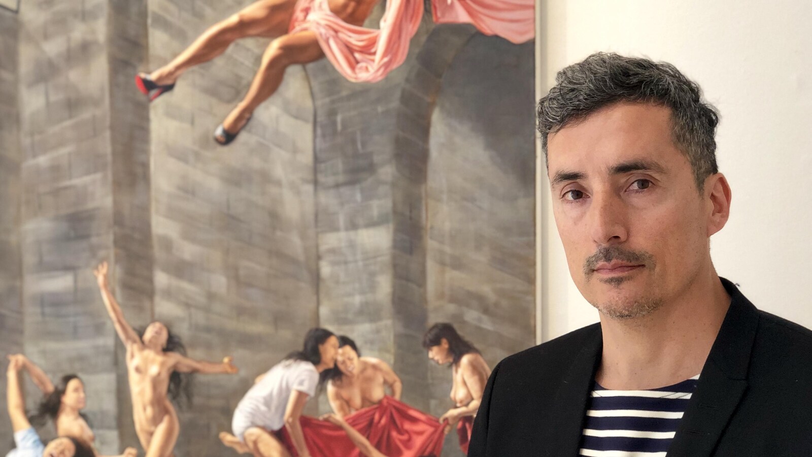 L'artiste multidisciplinaire Kent Monkman pour son exposition La maison des fous.
