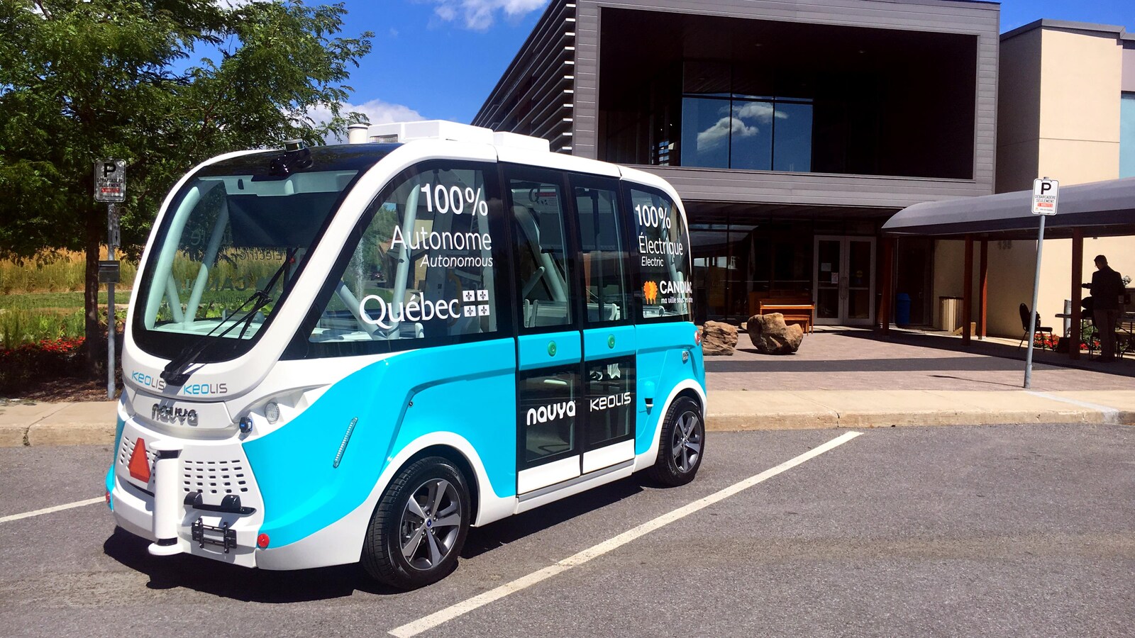 L'autobus Navya, 100 % électrique et autonome