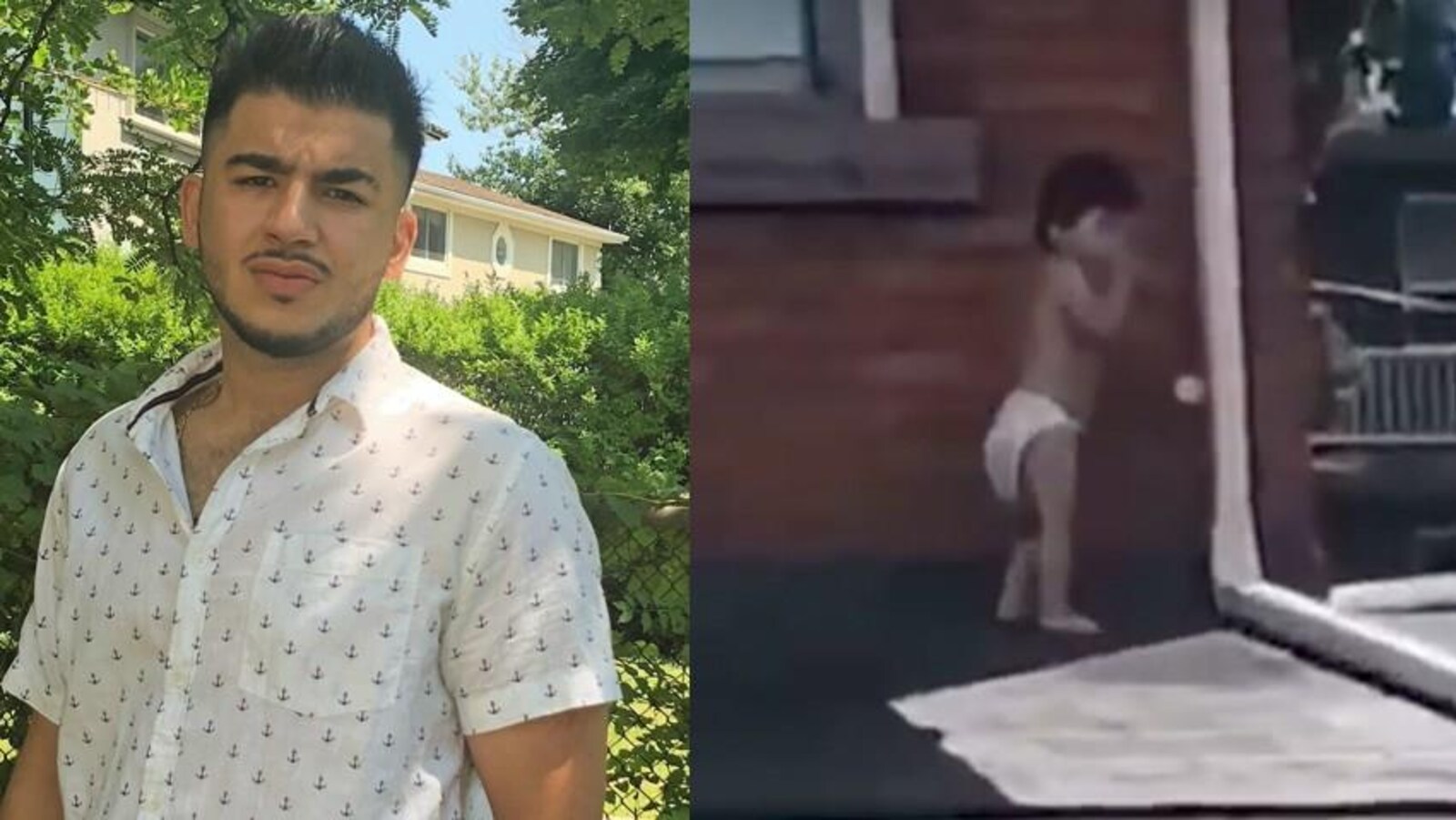 Deux photos juxtaposées.
