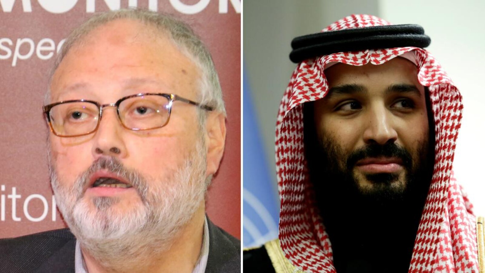 Le journaliste Jamal Khashoggi et le dirigeant saoudien Mohammed Ben Salmane